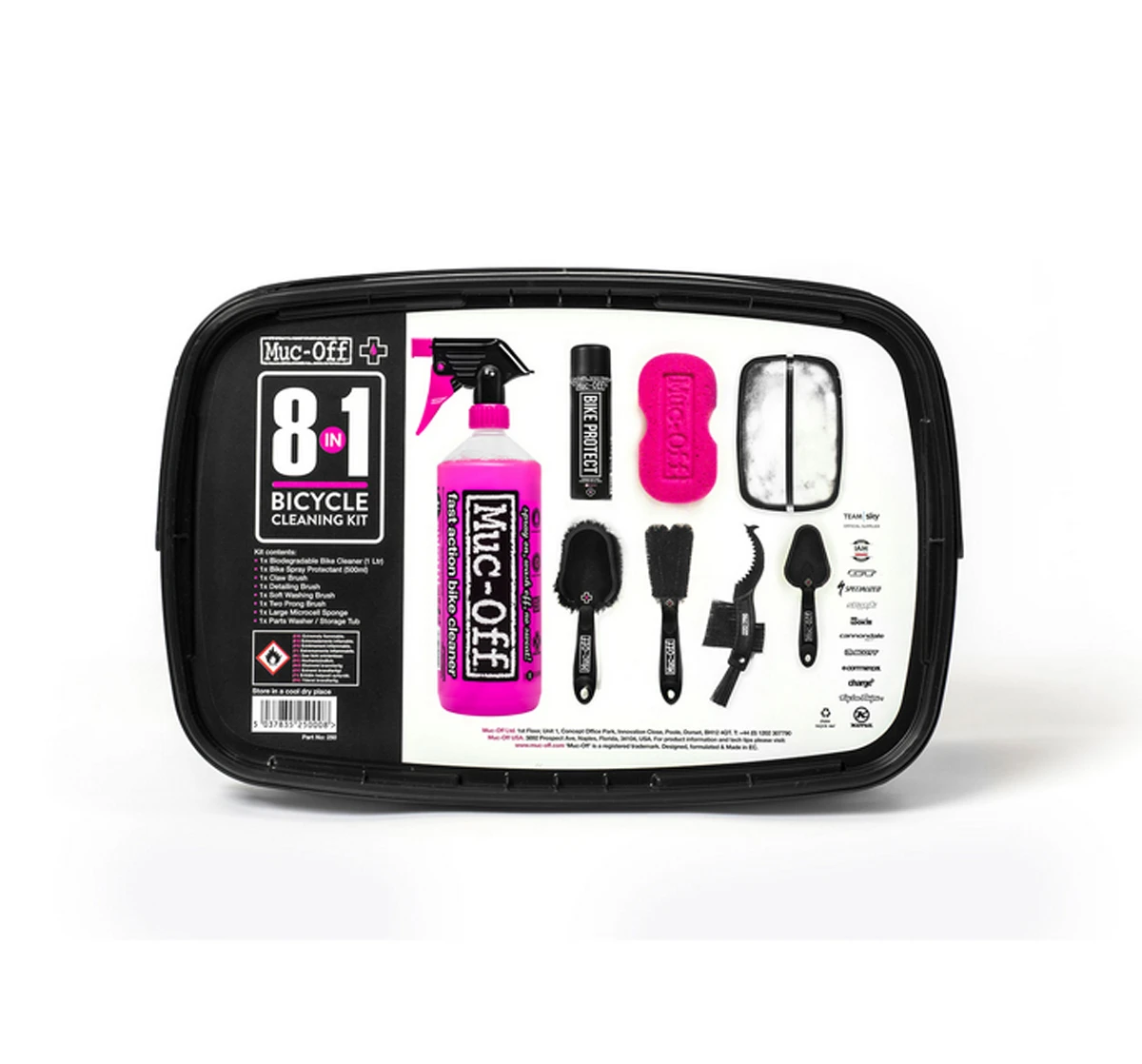 Muc-Off 8 In 1 Bicycle Cleaning Kit 1 Muc-Off 8 In 1 Bicycle Cleaning Kit