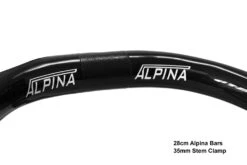 Alpina Carbon Sprint Track Handlebars 24 Alpina Carbon Sprint Track Handlebars -DOLAN BikeParts Alpina 28cm Bars 2