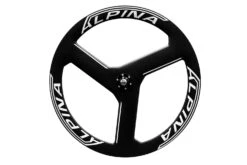 Alpina 3 Spoke Full Carbon Tubular Track Wheelset (White) -DOLAN BikeParts Alpina 3 Spoke Carbon Track Wheelset 4 1