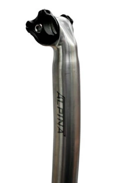 Alpina 31.6mm Titanium Seatpost (350mm Setback) -DOLAN BikeParts Alpina 31 6 titanium 3