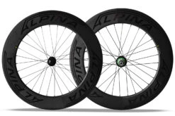 Alpina A8D 80mm Carbon Disc Brake Road Wheelset (Black)