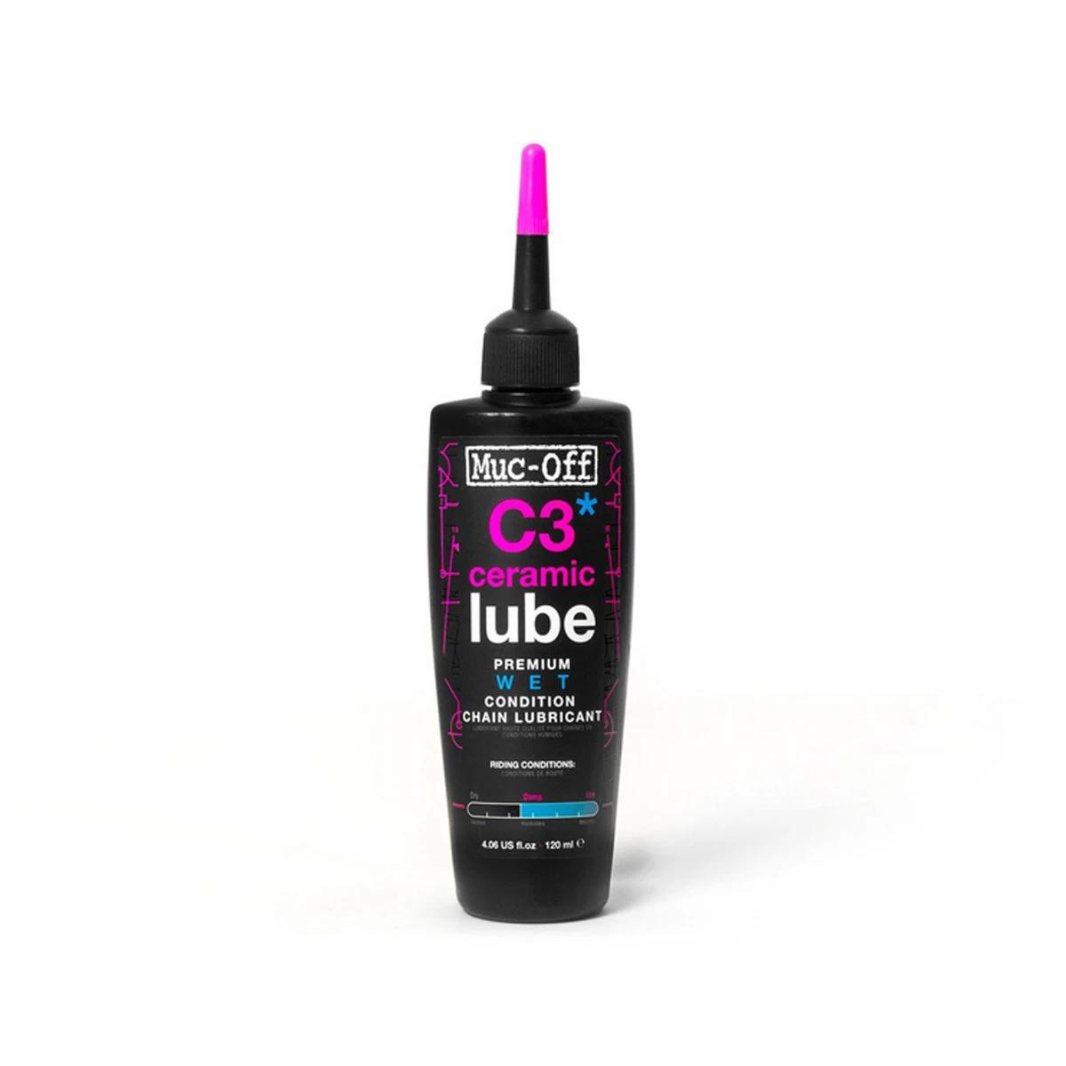 Muc-Off C3 Wet Ceramic Lube 120ml 2 Muc-Off C3 Wet Ceramic Lube 120ml - Image 2
