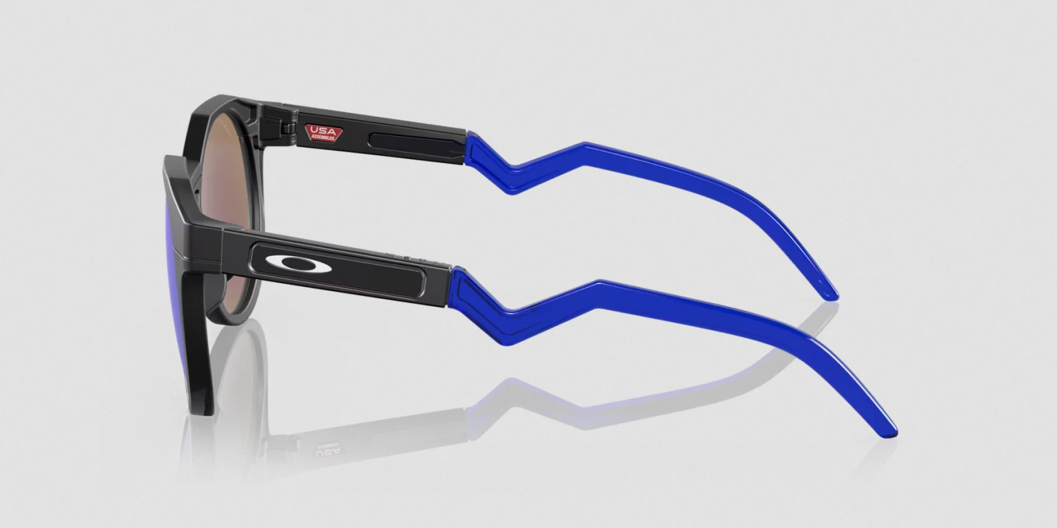 Oakley HSTN / Matte Black / Prizm Sapphire Polar Sunglasses 3 Oakley HSTN / Matte Black / Prizm Sapphire Polar Sunglasses - Image 3