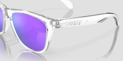 Oakley Frogskin Range / Polished Clear / Prizm Violet Sunglasses -DOLAN BikeParts HSTN 3140 Violet 6