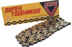 Izumi Super Tough 1/8th Track Chain - Gold