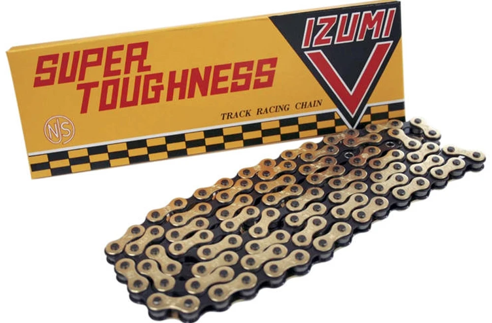 Izumi Super Tough 1/8th Track Chain - Gold 1 Izumi Super Tough 1/8th Track Chain - Gold