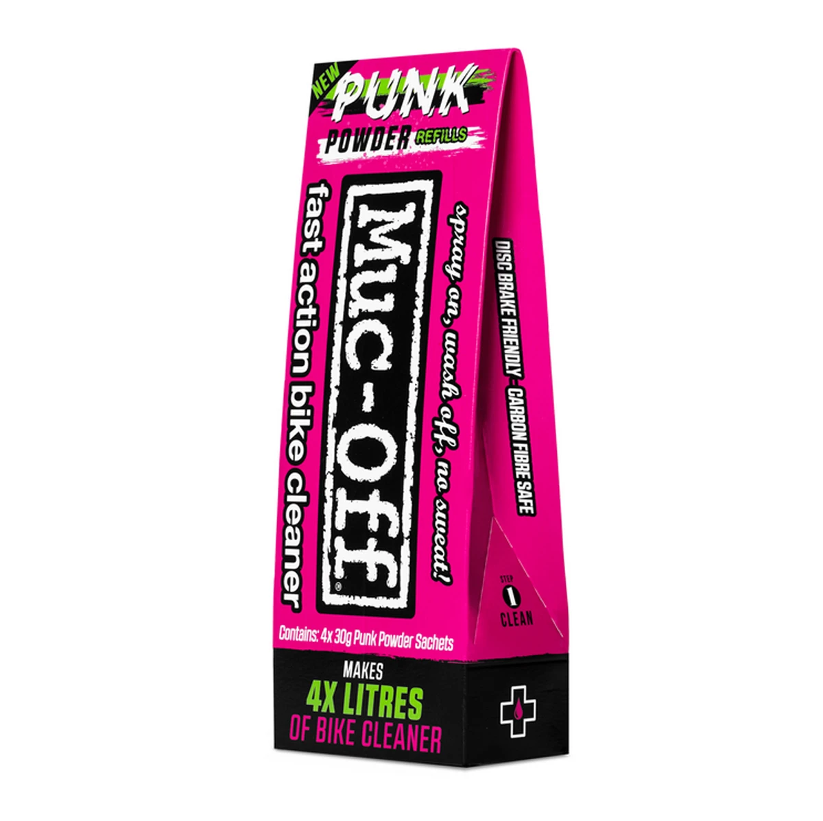 Muc-Off Punk Powder Bike Cleaner 4 Sachet Pack 1 Muc-Off Punk Powder Bike Cleaner 4 Sachet Pack