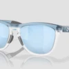 Oakley Frogskin Range / Transparent Stonewash / Prizm Deep Water Polarized Sunglasses