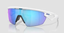Oakley Sphaera / Matte White / Prizm Sapphire Polarized Sunglasses