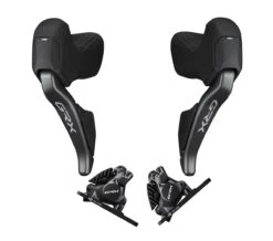 Shimano GRX ST-RX825-LR-BR-RX820-FR STi-Levers/ Flat Mount Calipers