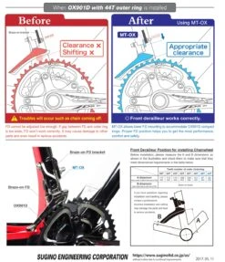 Sugino Adjustable FD Mount For OX (MT-OX) -DOLAN BikeParts Sugino Adjustable FD Mount For OX MT OX 3