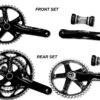 Alpina Road Double -Tandem Chainset-52/36/-(175-Front-170-Rear)