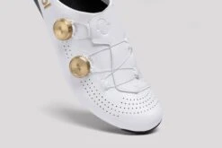 Nimbl Exceed Ultimate Glide Shoes (White/Gold) -DOLAN BikeParts nimbl exceed ultimate white gold 5