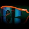 Oakley Hydra / Neon Orange / Prizm Sapphire Sunglasses